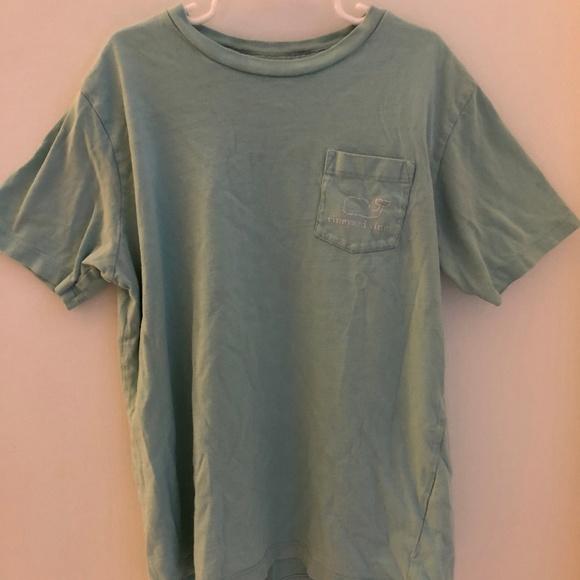 Vineyard Vines Tops - teal vineyard vines tee